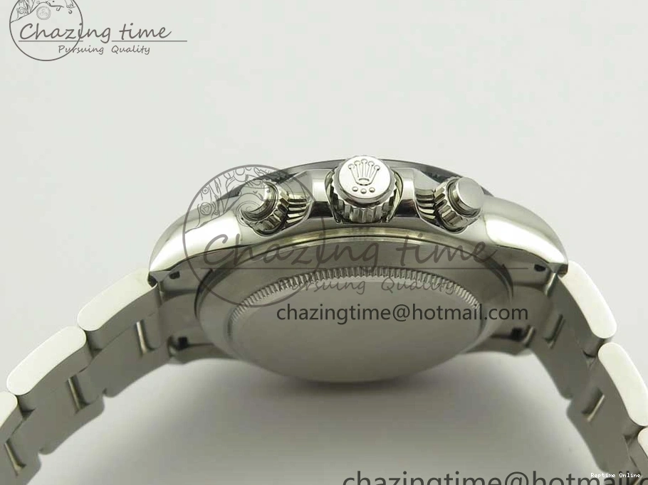 0107 Daytona 116500 JHF Best Edition Ceramic Bezel White Dial Black Red on SS Bracelet A Elegant 3266